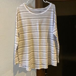 GAP striped long sleeve shirt